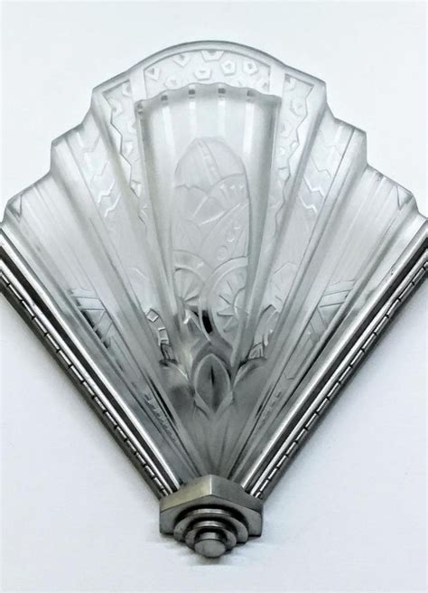 French Art Deco Wall Sconces by Frontisi For Sale at 1stdibs