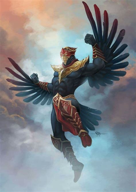 Garuda | Character art, Fantasy character design, Superhero art