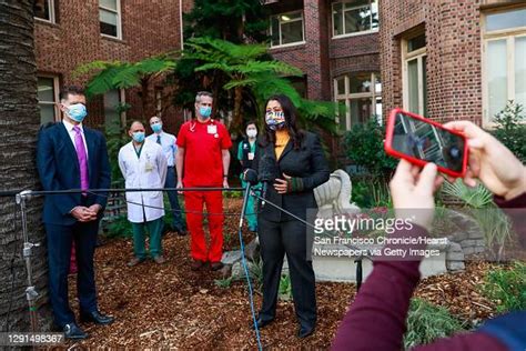 Mayor London Breed speaks during a press conference to announce that ...