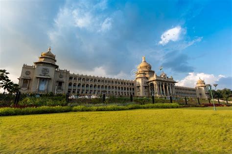 Vidhana Soudha in Bangalore Editorial Photography - Image of ...