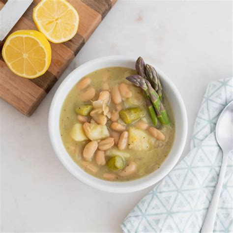 Creamy Asparagus Soup - Plant-Based on a Budget