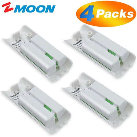 4 Pcs Wii Remote Batteries Rechargeable, 2800mAh High-Capacity Rechargeable Batteries for Wii ...