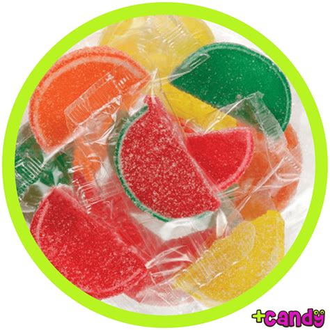 Wrapped Assorted Jelly Fruit Slices [500g] | Plus Candy