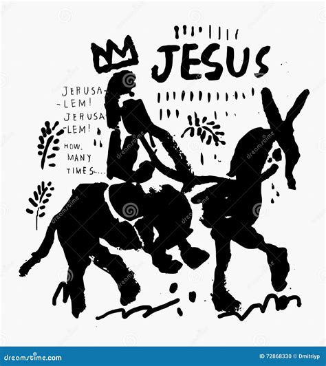 Collection 99+ Pictures Images Of Jesus Entering Jerusalem On A Donkey ...