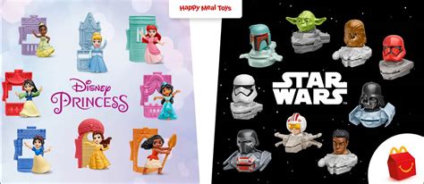 McDonald's Happy Meals Feature Disney Princesses and "Star Wars" Toys ...