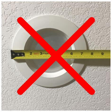 What Size Recessed Lights? The Right Way to Measure