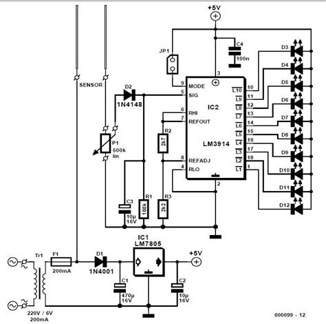 Soil Moisture Tester Circuit