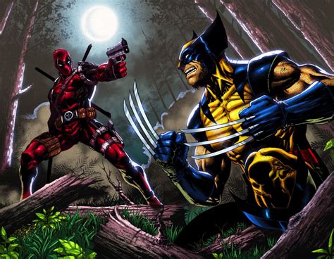 #Deadpool #Fan #Art. (Deadpool VS Wolverine) By: PROSSCOMICS. ÅWESOMENESS!!!™