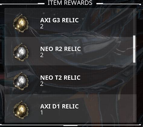 Axi Relics drop chance/acquisition - General Discussion - Warframe Forums