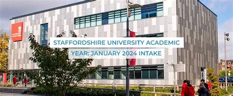 Staffordshire University academic year: January 2024 intake