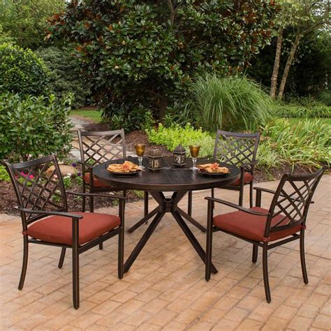 Agio™ Haywood 5-Piece Combo Outdoor Dining Set in Bronze/Sienna ...