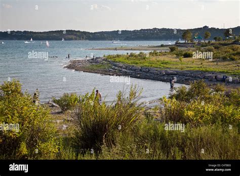 Windy Point Park on Lake Travis in Austin, Texas Stock Photo - Alamy