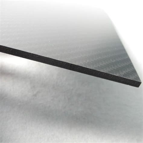 4.0mm±0.1mm Real Carbon Fibre Sheet / Carbon Fiber Fabric Sheets Twill ...