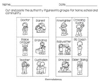 Authority Figures | Presentation and Handouts | TPT