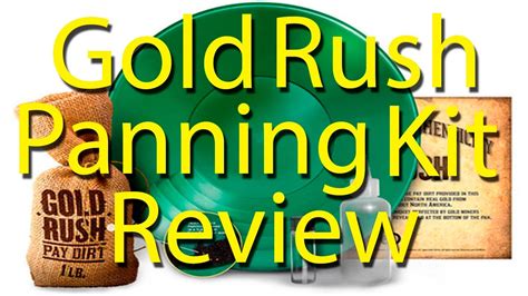 Gold Rush panning kit review - YouTube