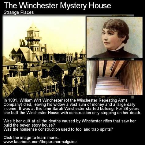 Pin by Brooke Oedekoven on Funny | Winchester mystery house, Winchester, Creepy ghost