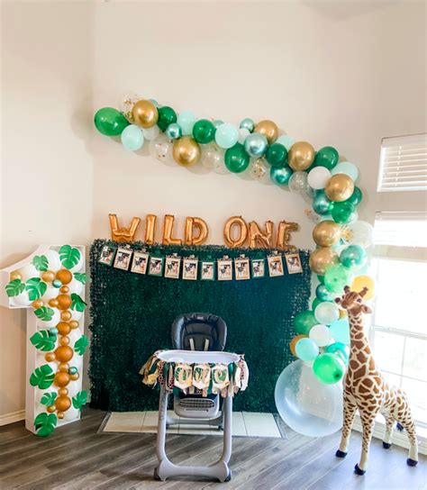 Wild One Safari First Birthday Party Decorations and Party Planning Tips