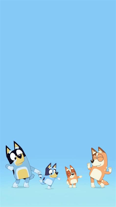 Made a couple of Bluey phone wallpapers, hope you like them! 💙 : r/bluey