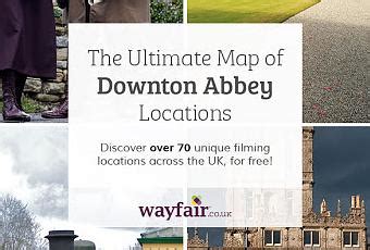 Downton Abbey Map of UK Filming Locations - Paperblog