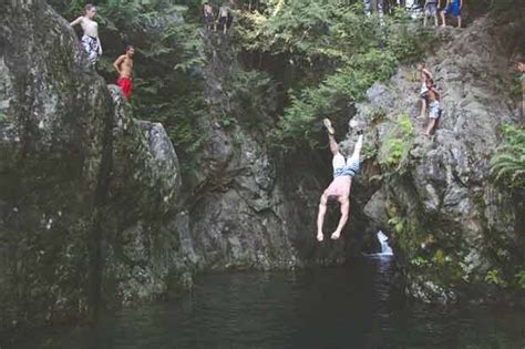 Photos: Cliff Jumping in Lynn Canyon.: Photo Gallery - North Shore News