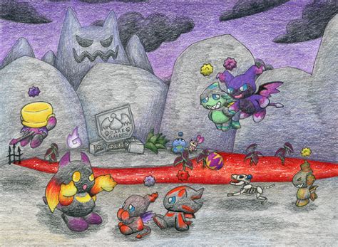 The Dark Chao Garden 2 by MiniDragonfly on DeviantArt