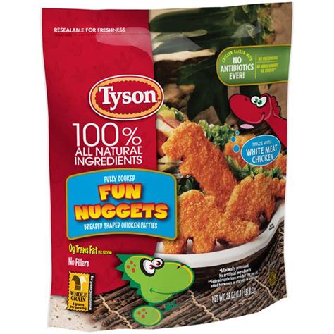 Tyson Fun Nuggets Breaded Shaped Chicken Patties | Hy-Vee Aisles Online ...