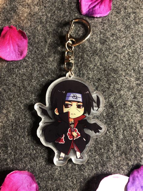 Anime Themed Keychain Kawaii Anime Themed Acrylic Keychain | Etsy