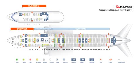 Qantas Seating Plan Seating Plan Boeing 747 400 Boeing 747 | Images and ...