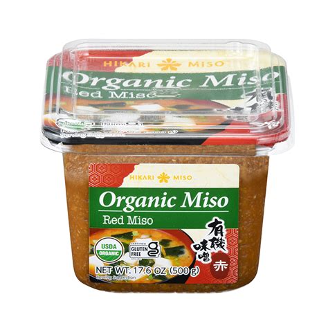 Organic Miso Red17.6 oz (500 g) | Hikari Miso