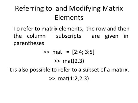 VECTORS AND MATRICES Vectors and matrices are used