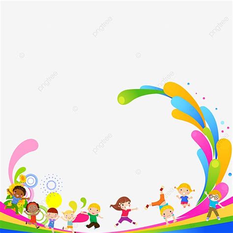 Anak Anak Ceria, Kegembiraan, Anak, Anak Anak Yang Bahagia PNG dan Vektor dengan Background ...