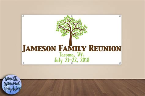 Family Reunion Sign Family Reunion Photo Backdrop Family | Etsy ...