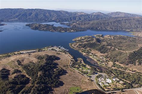 Aerial Of Full Lake Casitas Reservoir Photograph by Rich Reid