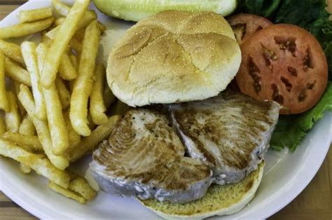 Tuna Steak Sandwich | Atlantic Coast Café Hatteras Island