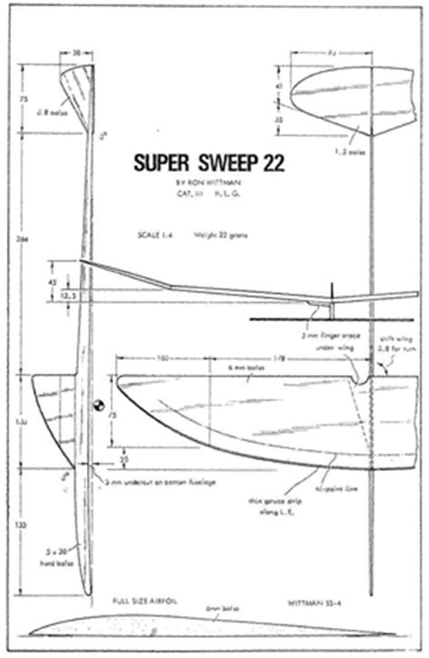 Outdoor Hand Launch Glider PDF Woodworking