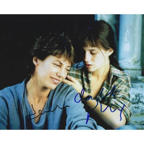 Jane BIRKIN & Charlotte GAINSBOURG Autograph