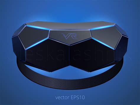 VR headset. Futuristic design. | Virtual reality headset, Vr headset, Vr headset concept