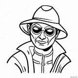 Robber Coloring Page 72962 58606 sketch template
