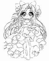 Cute Anime Chibi Coloring Pages sketch template