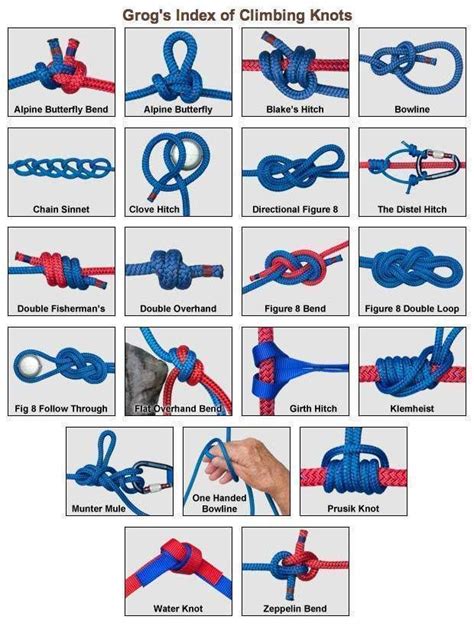 100 Survivalist Knot Tying Techniques | Lifestyle | Learnist | Climbing knots, Animated knots, Knots