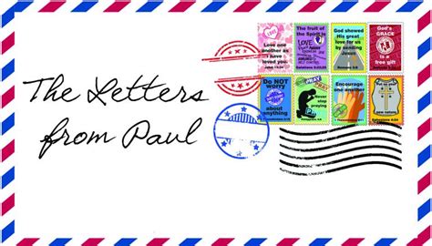 Letters from Paul - Cornerstone Kids