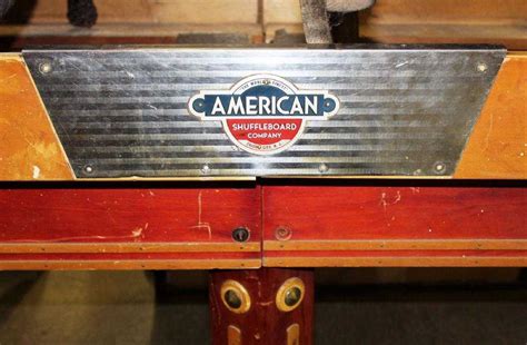 Vintage 22" American Shuffleboard table