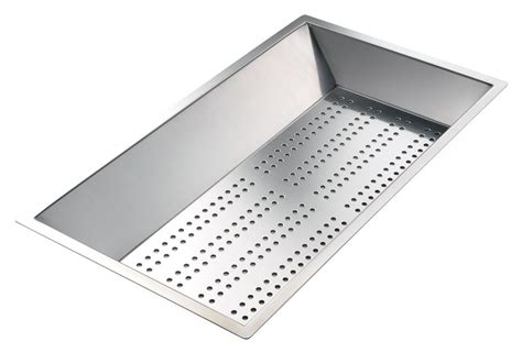 Stainless steel perforated tray, Accessories e Complements