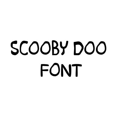 Scooby Doo Font download | Etsy