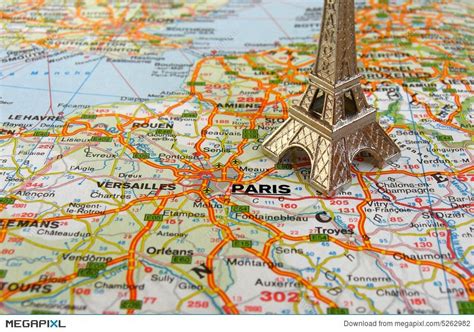 Eiffel Tower Paris Map