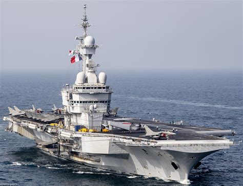 FS Charles de Gaulle R-91 aircraft carrier French Navy Marine Nationale