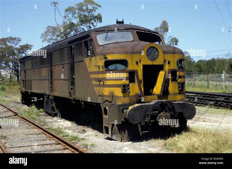 Withdrawn SRA class 44 locomotive No 4416 at Cardiff, New South Wales ...