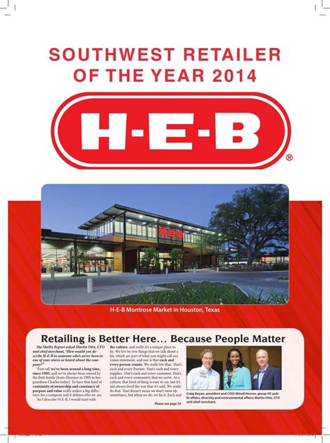 2014 HEB Retailer of the Year | Job description, Digital publishing, H-e-b