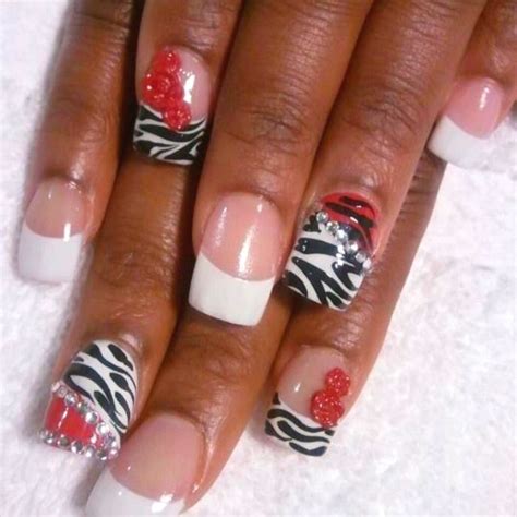 Zebra print nails Zebra Print Nails, Nail Designs, Wedding, Beauty, Style, Valentines Day ...