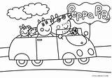 Peppa Coloring Pages Free sketch template